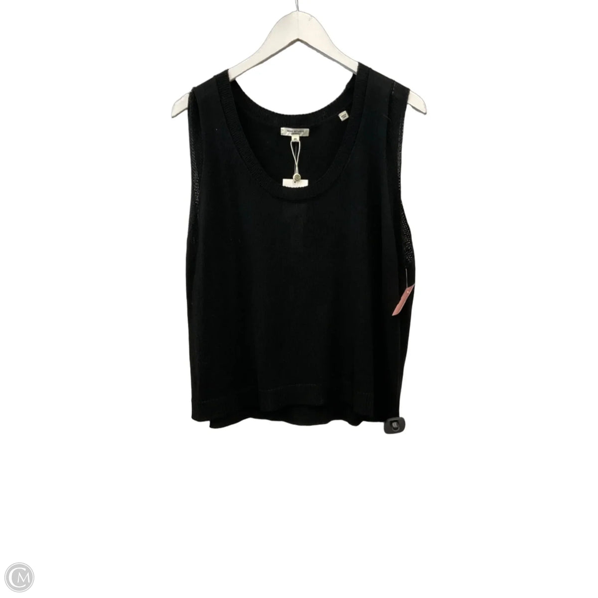 Top Sleeveless By Max Studio In Black, Size: 2x