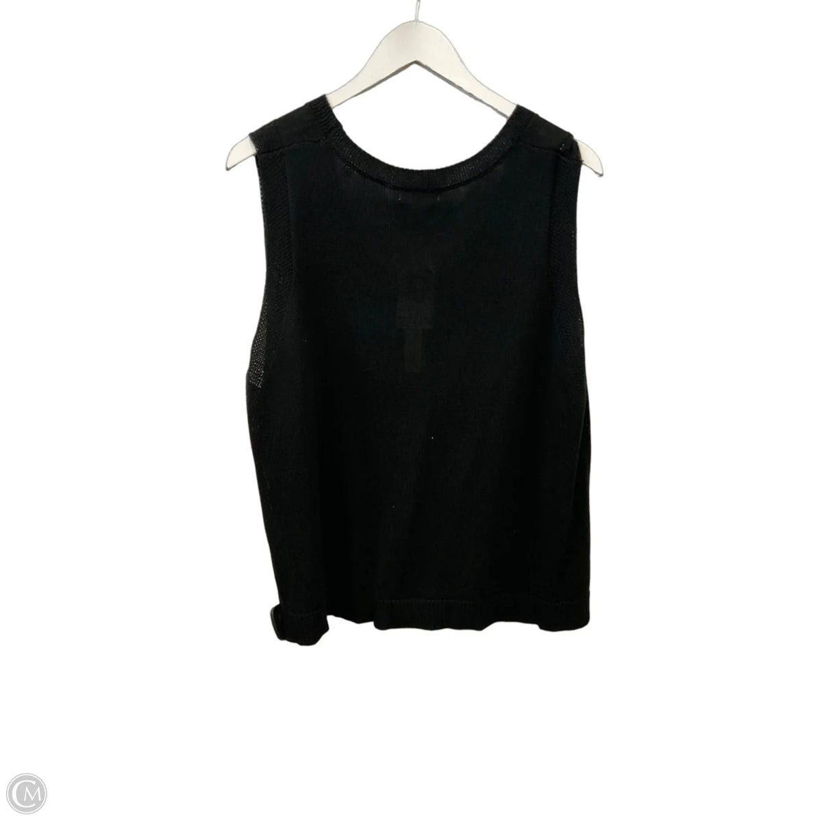 Top Sleeveless By Max Studio In Black, Size: 2x