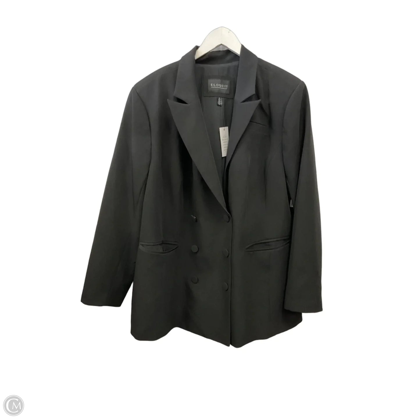 Blazer By Elodie In Black, Size: 2x