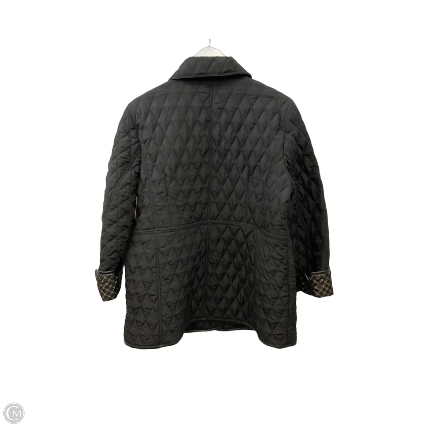 Jacket Puffer & Quilted By Chicos In Black, Size: 12