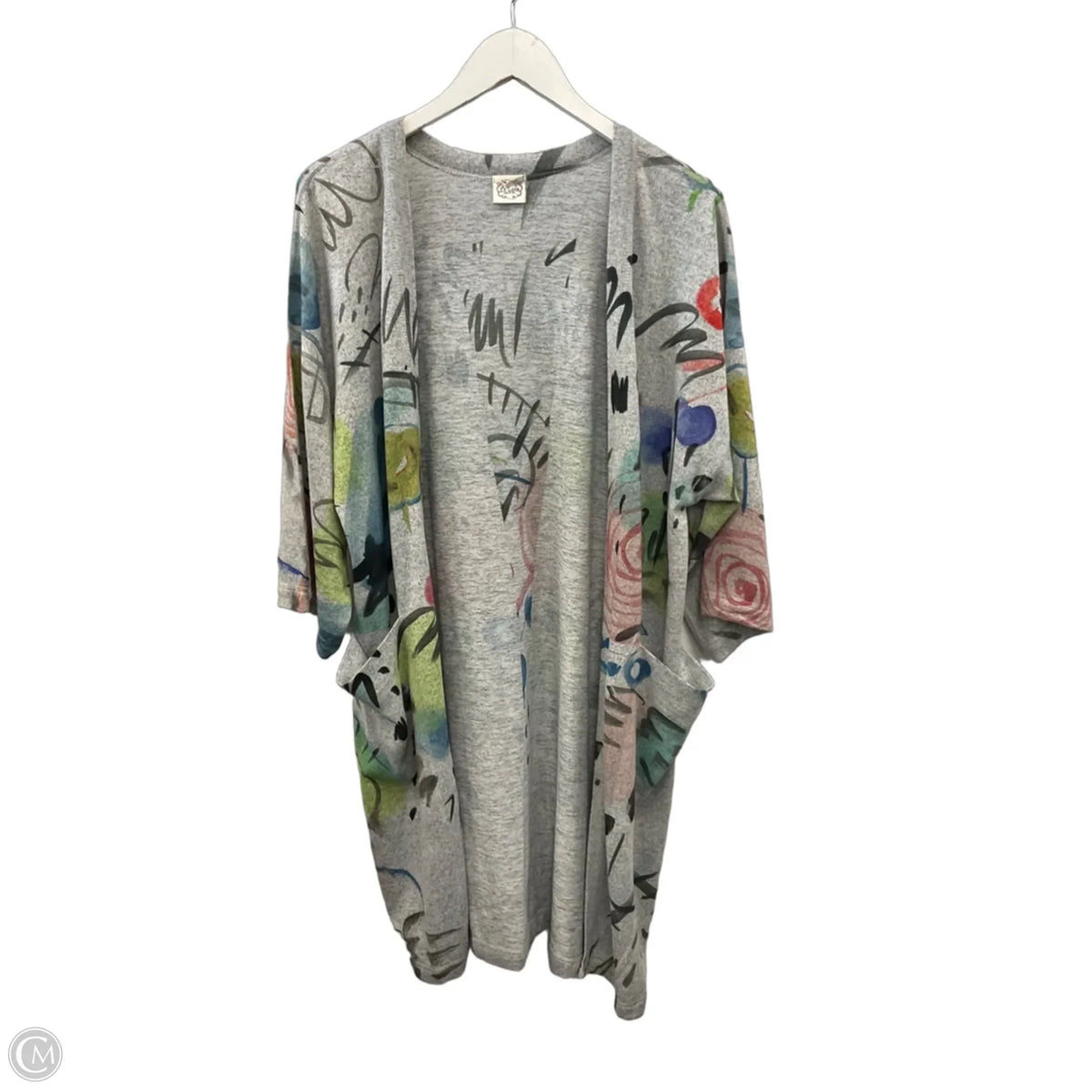 Cardigan By Clothes Mentor In Grey, Size: S