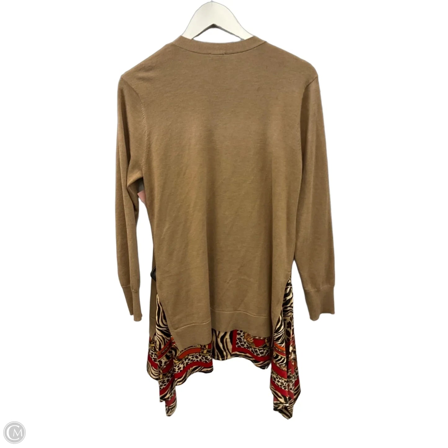 Cardigan By Chicos In Tan, Size: S