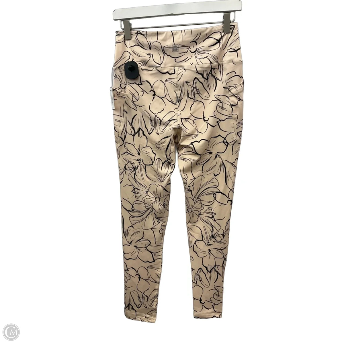 Athletic Leggings By Laundry In Cream, Size: L