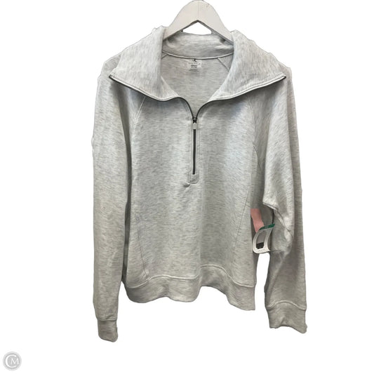 Sweatshirt Collar By Danskin In Grey, Size: Xl