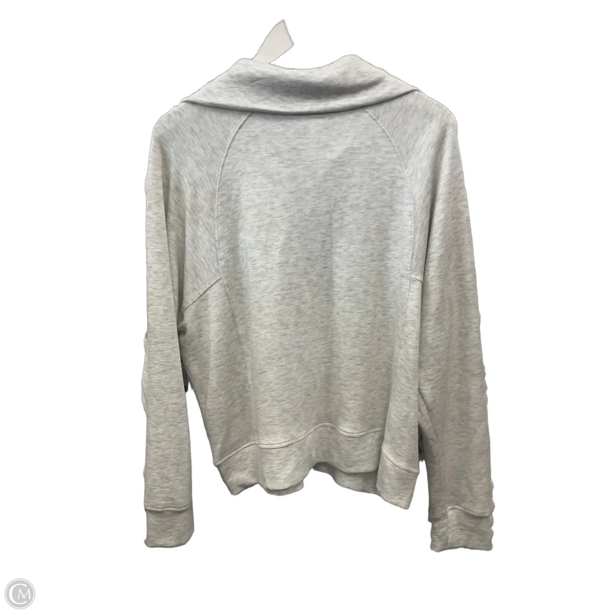 Sweatshirt Collar By Danskin In Grey, Size: Xl