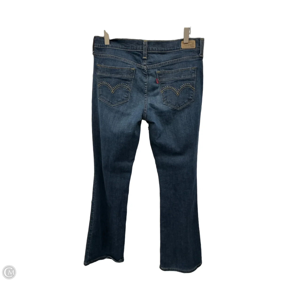 Jeans Boot Cut By Levis In Blue Denim, Size: 6