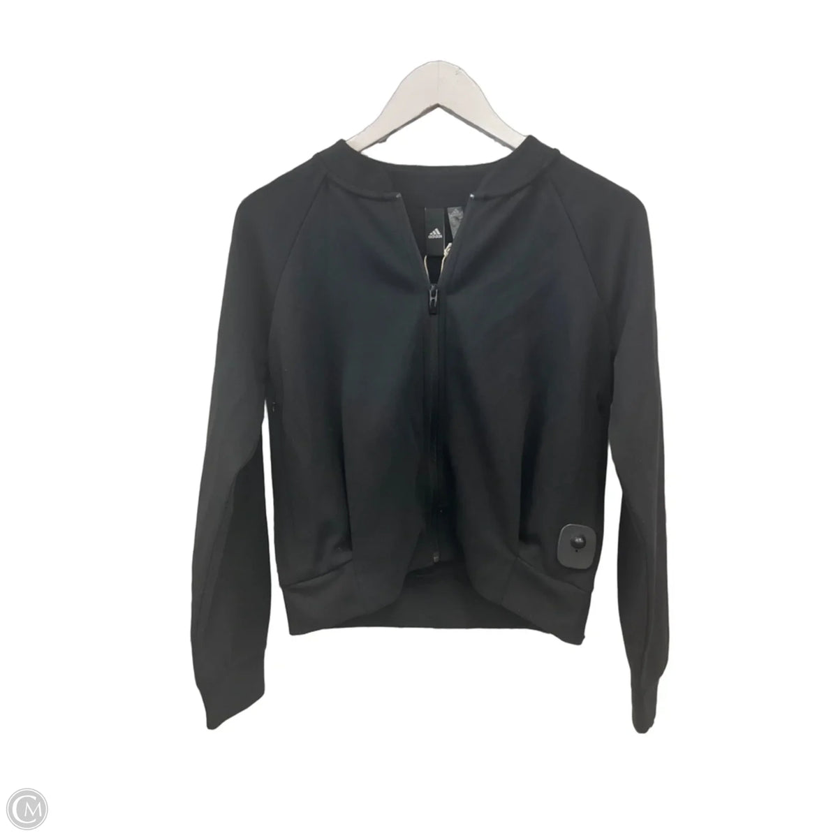 Athletic Jacket By Adidas In Black, Size: Xs