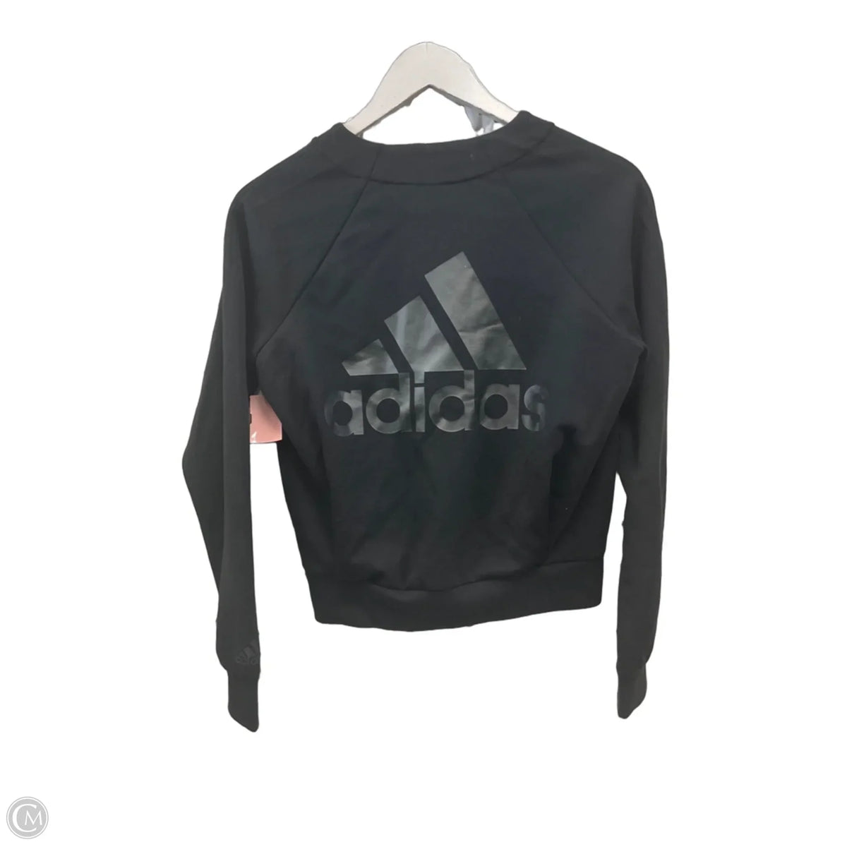Athletic Jacket By Adidas In Black, Size: Xs