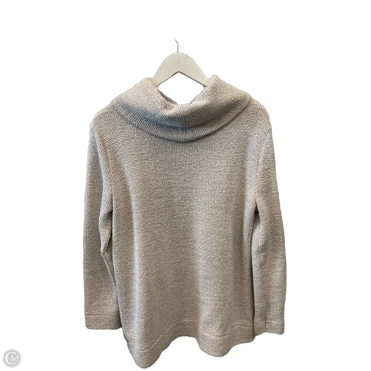 Top Long Sleeve By Loft In Tan, Size: L
