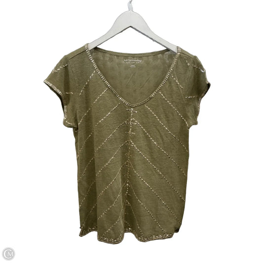 Top Short Sleeve By Soft Surroundings In Green, Size: Xs