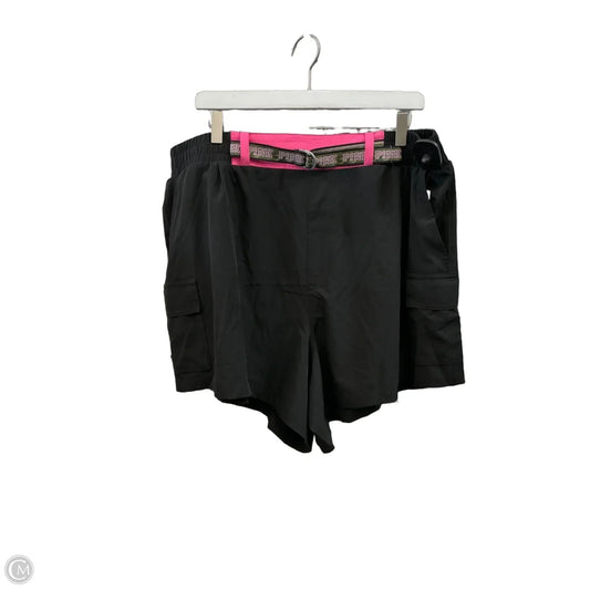 Athletic Shorts By Pink In Black, Size: Xxl