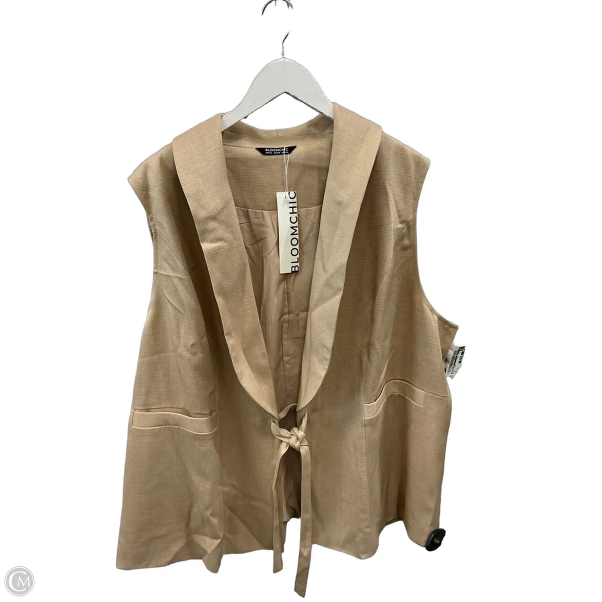 Vest Other By Bloomchic In Tan, Size: 3x