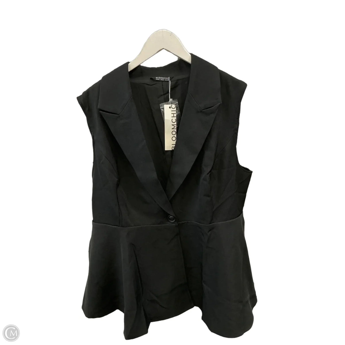 Vest Other By Bloomchic In Black, Size: 1x