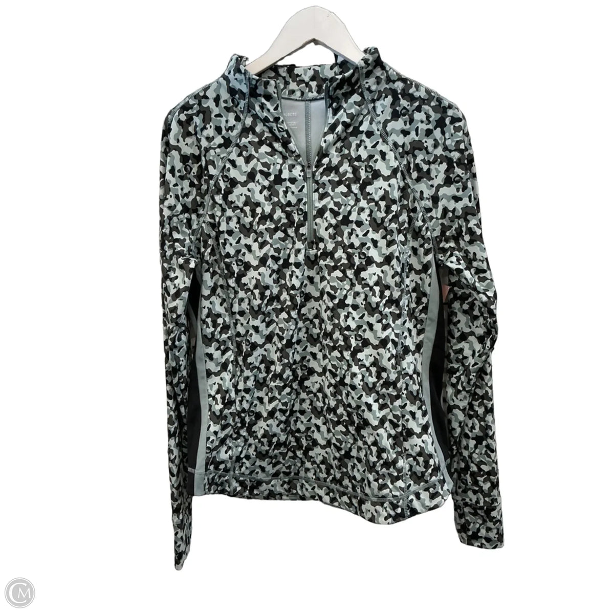 Athletic Jacket By Talbots In Camouflage Print, Size: M