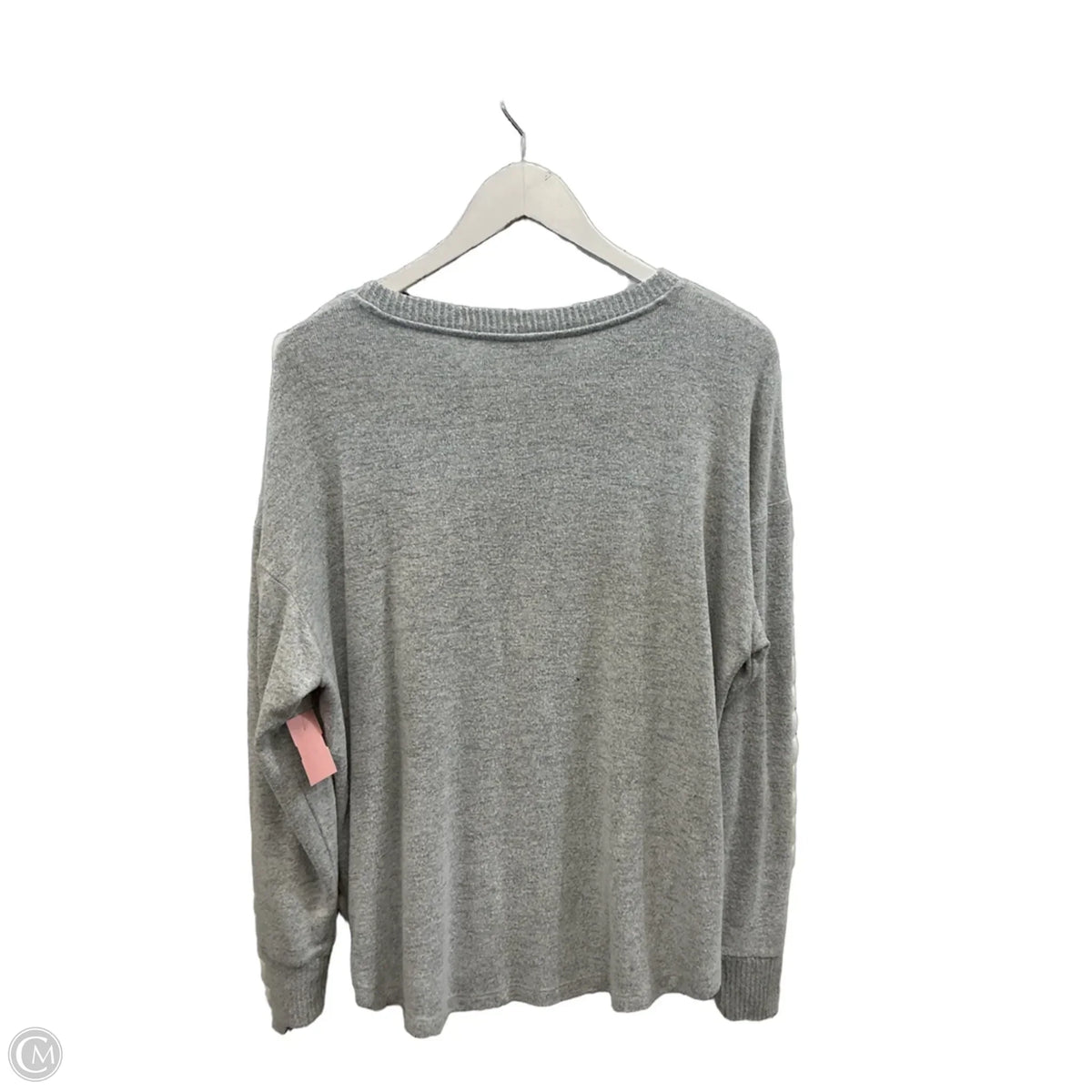Top Long Sleeve By Loft In Grey, Size: M