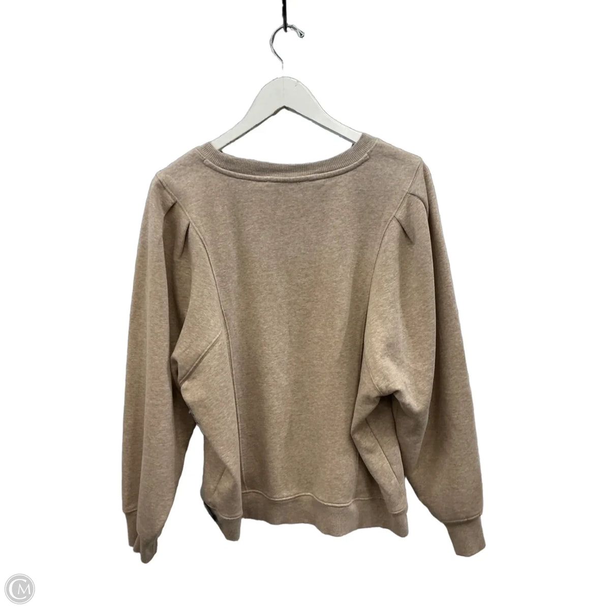 Sweatshirt Crewneck By Loft In Tan, Size: L