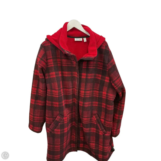 Jacket Fleece By D&co. In Red, Size: 2x