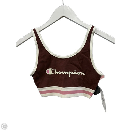 Athletic Tank Top By Champion In Maroon, Size: S