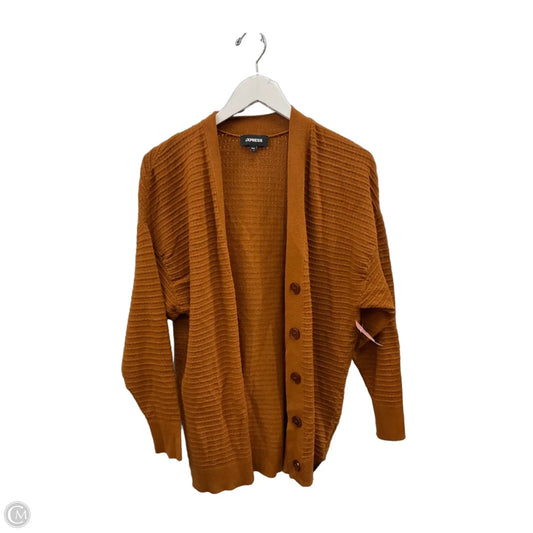 Sweater Cardigan By Express In Bronze, Size: Xs
