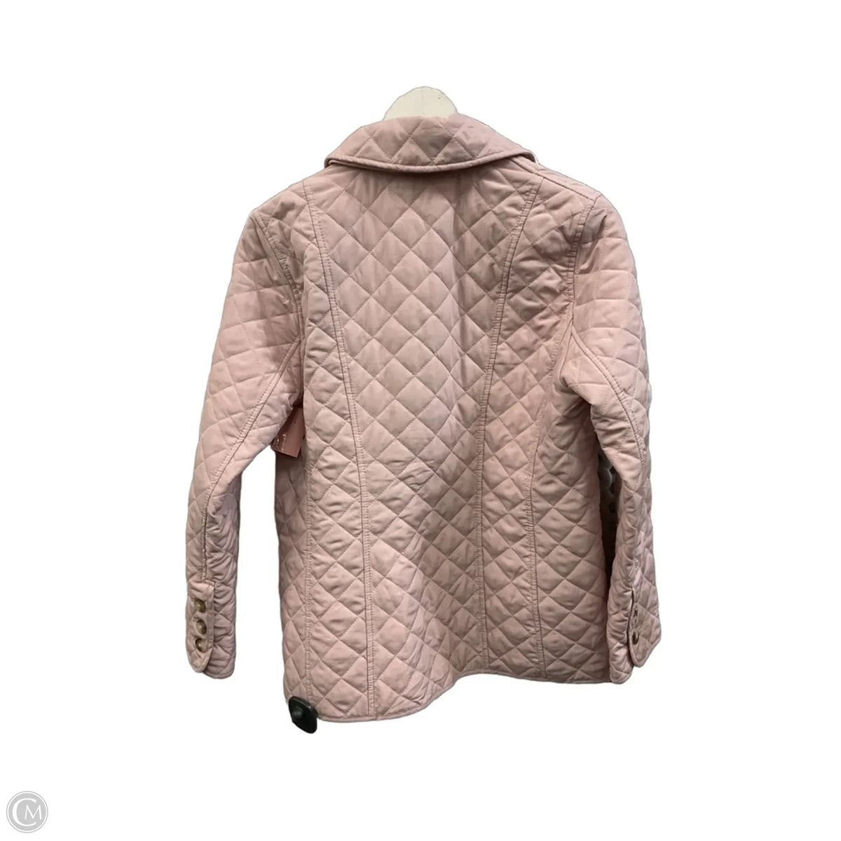 Jacket Puffer & Quilted By Chicos In Pink, Size: S