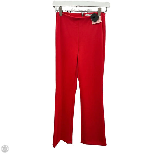 Pants Designer By Alice + Olivia In Red, Size: 2