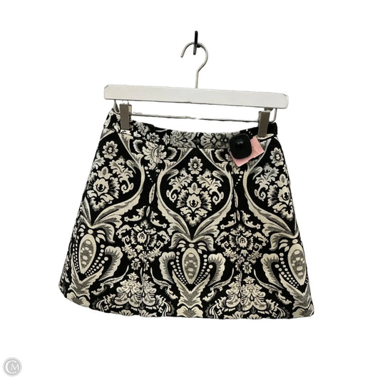 Skirt Designer By Alice + Olivia In Black & White, Size: 2
