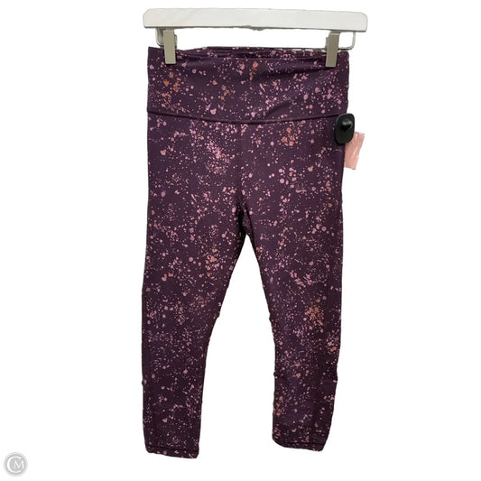 Athletic Leggings By Athleta In Purple, Size: S