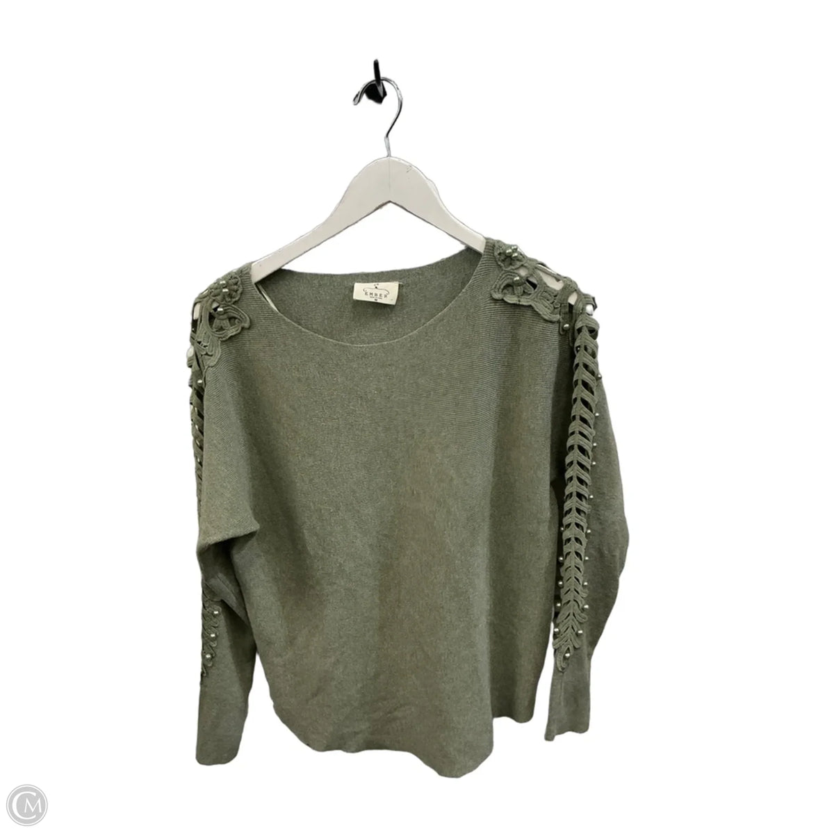 Sweater By Ember In Green, Size: M