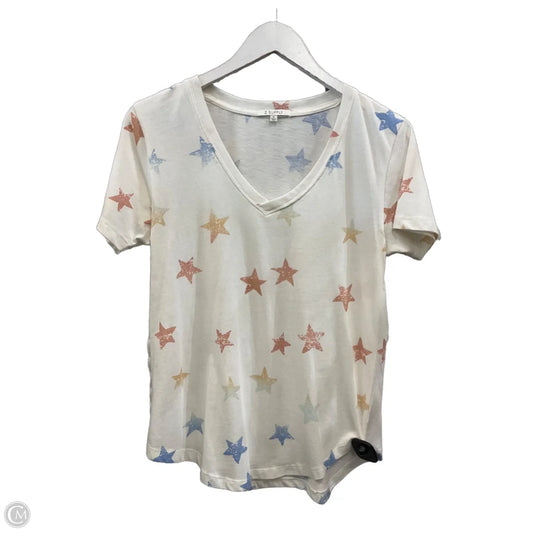 Top Short Sleeve By Z Supply In Cream, Size: S