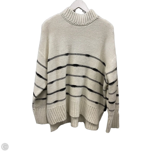 Sweater By Falls Creek In White, Size: 1x