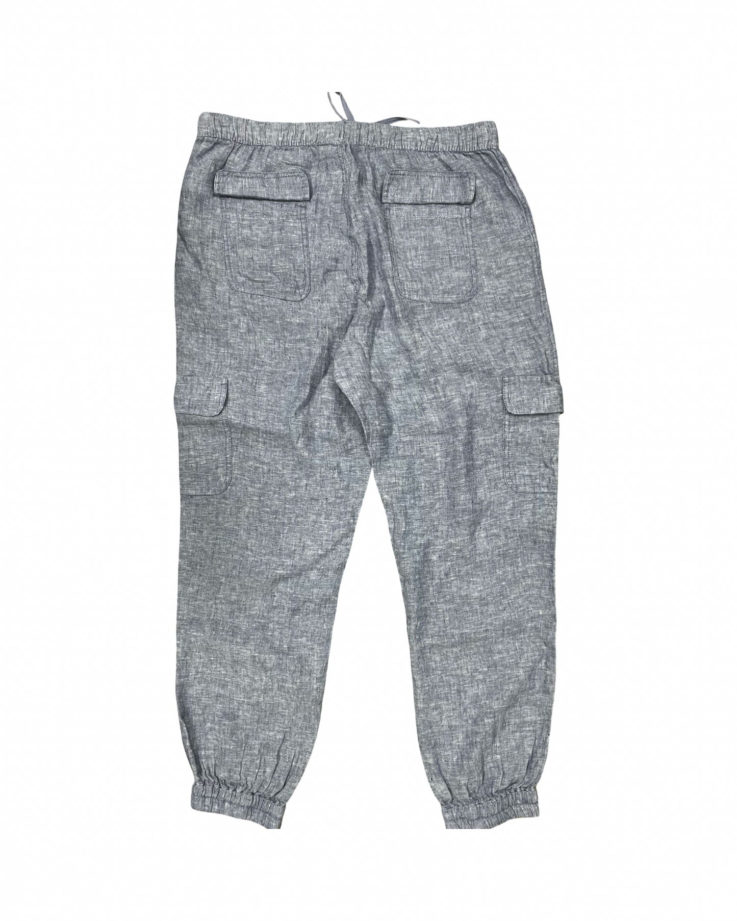 Pants Linen By Nicole By Nicole Miller In Blue, Size:Xl