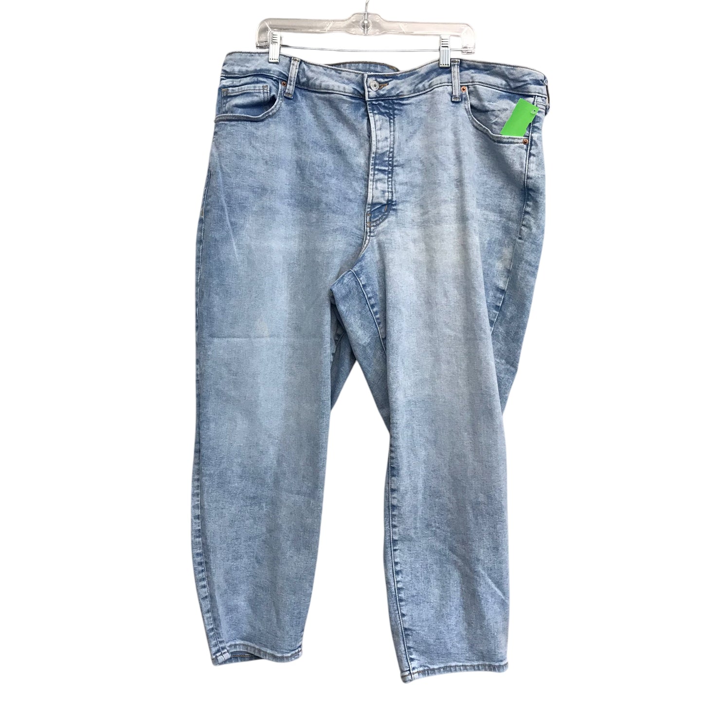 Jeans Straight By Old Navy In Blue Denim, Size:24