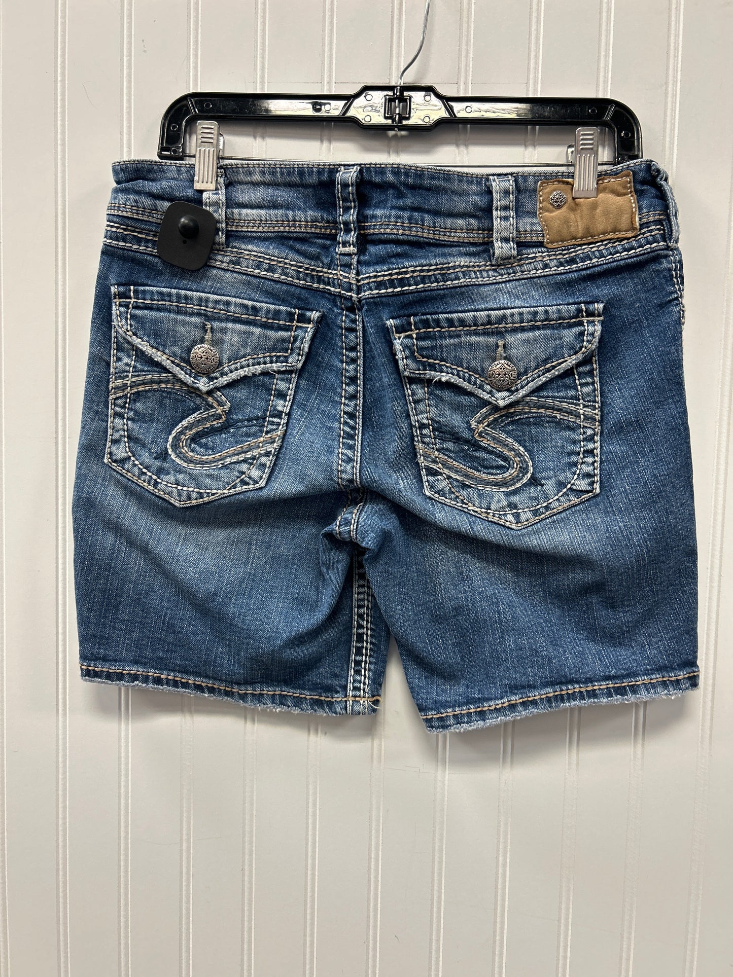 Shorts By Silver In Blue Denim, Size:10