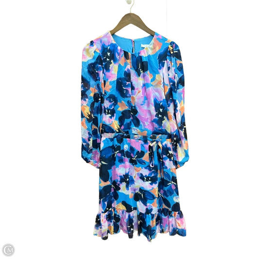 Dress Casual Midi By London Times In Blue, Size: M