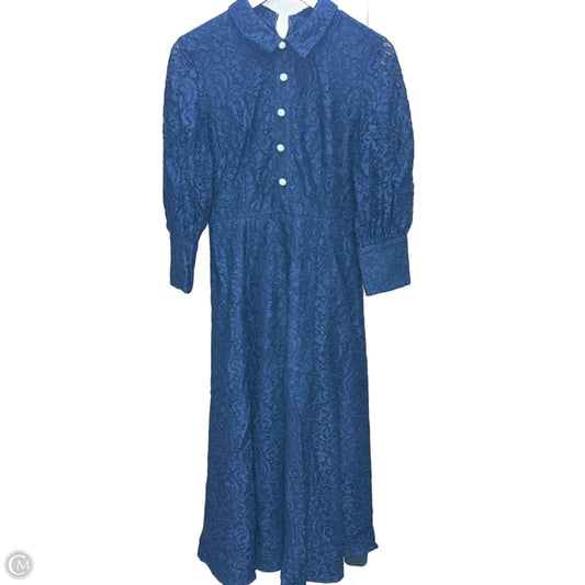 Dress Casual Maxi By Halogen In Blue, Size: S