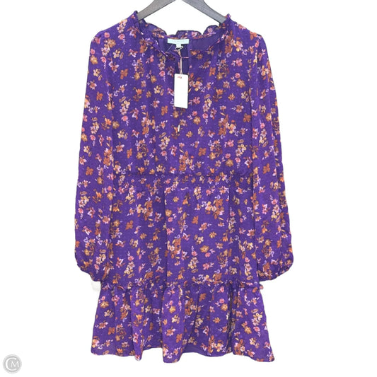 Dress Casual Midi By Skies Are Blue In Floral Print, Size: L