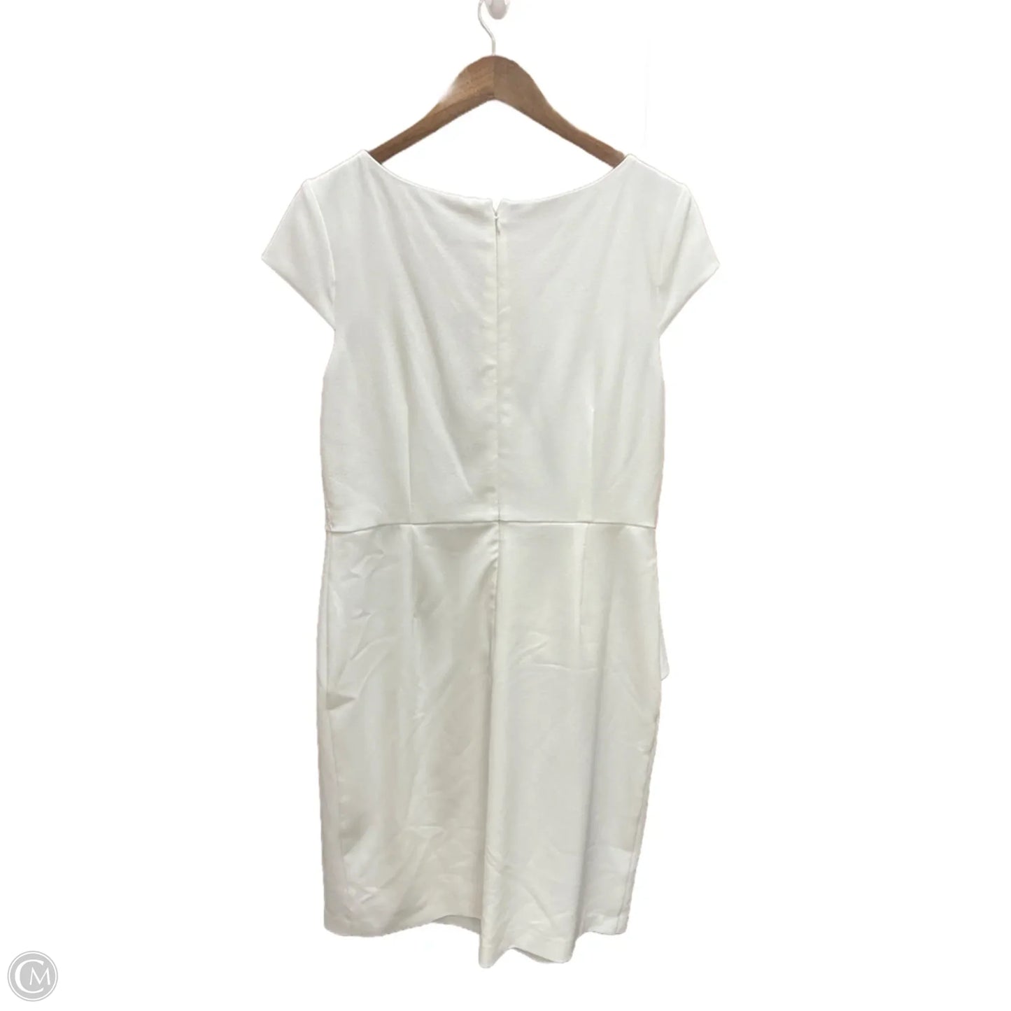 Dress Work By Studio 1 In White, Size: Xl