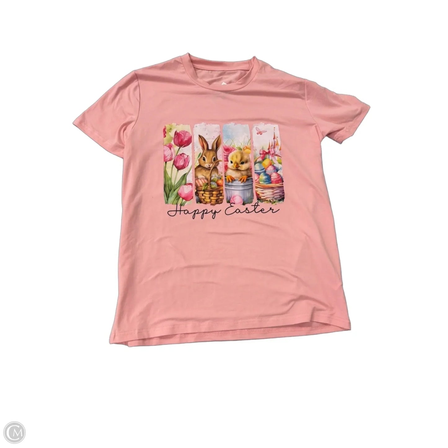 Top Short Sleeve Basic By Clothes Mentor In Pink, Size: S
