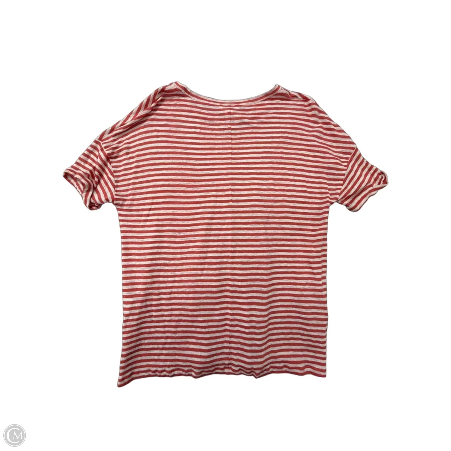 Top Short Sleeve Basic By Caslon In Striped Pattern, Size: S