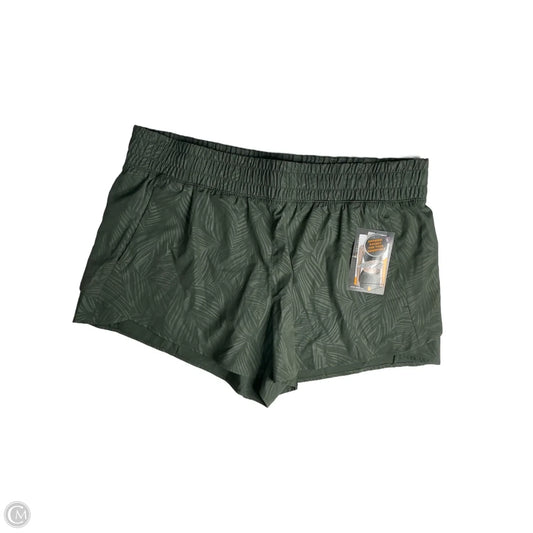 Athletic Shorts By Avia In Green, Size: 2x
