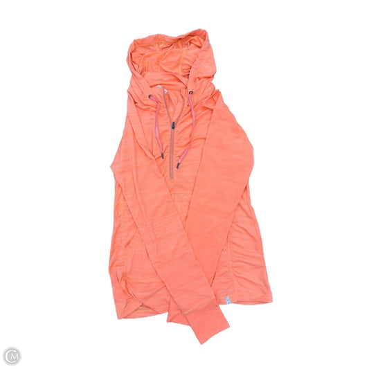 Athletic Top Long Sleeve Collar By Tangerine In Orange, Size: M