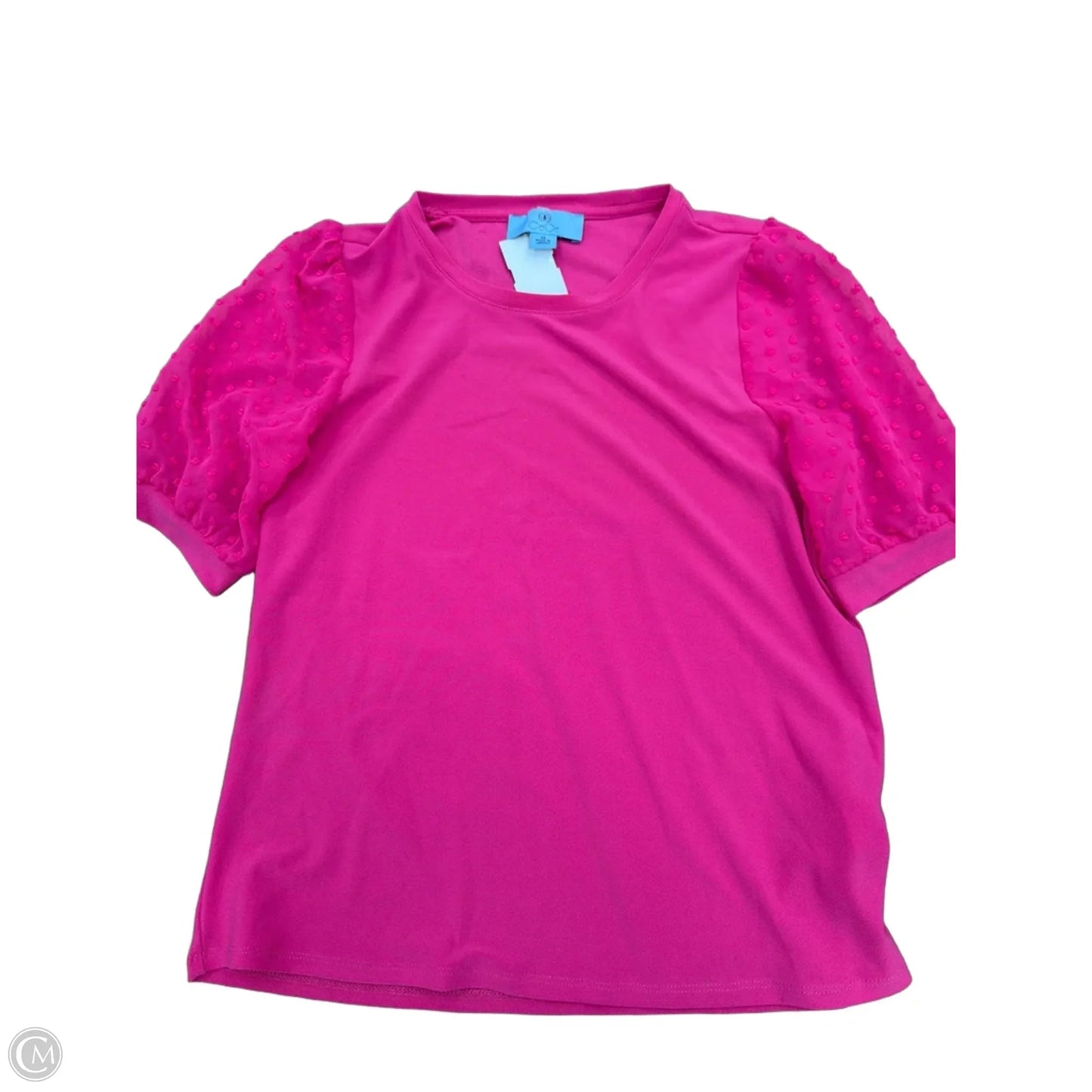 Top Short Sleeve By Cece In Pink, Size: Xs