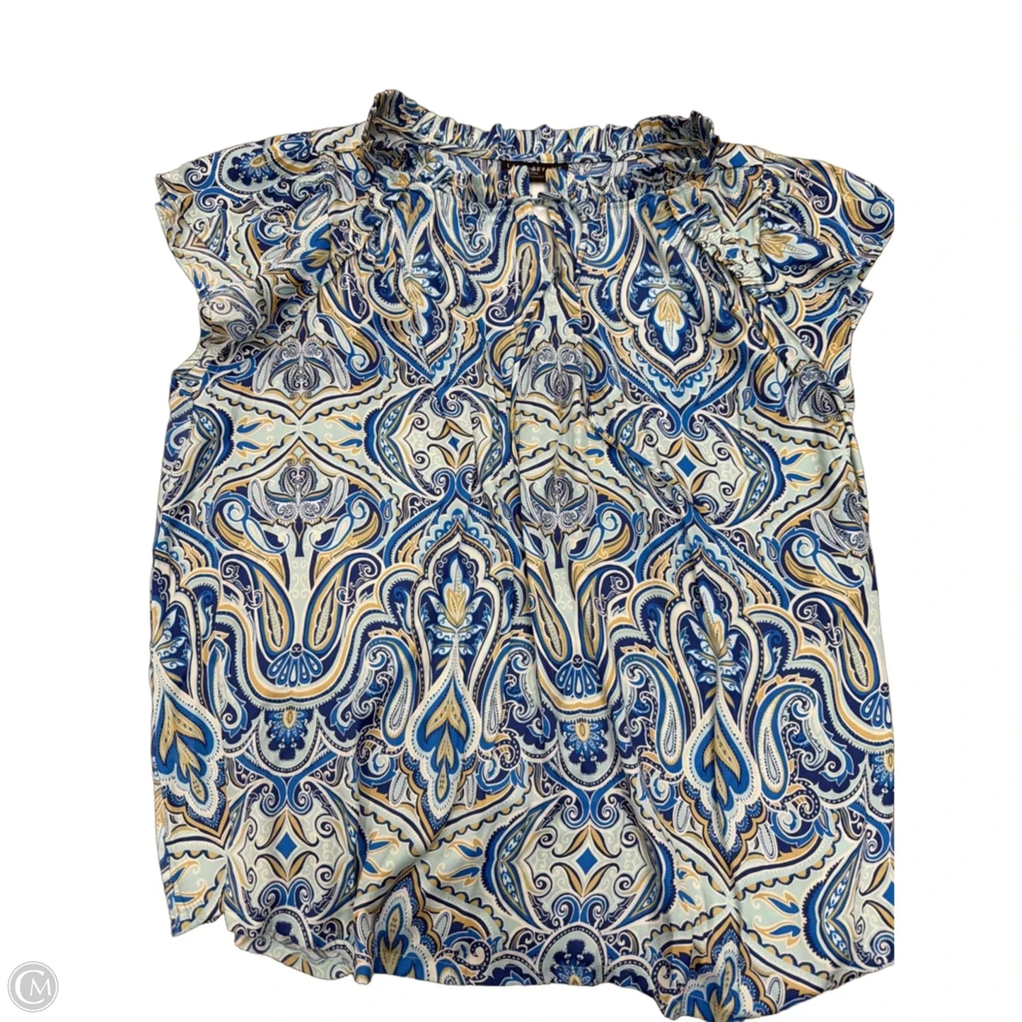 Top Short Sleeve By Lane Bryant In Blue, Size: 2x