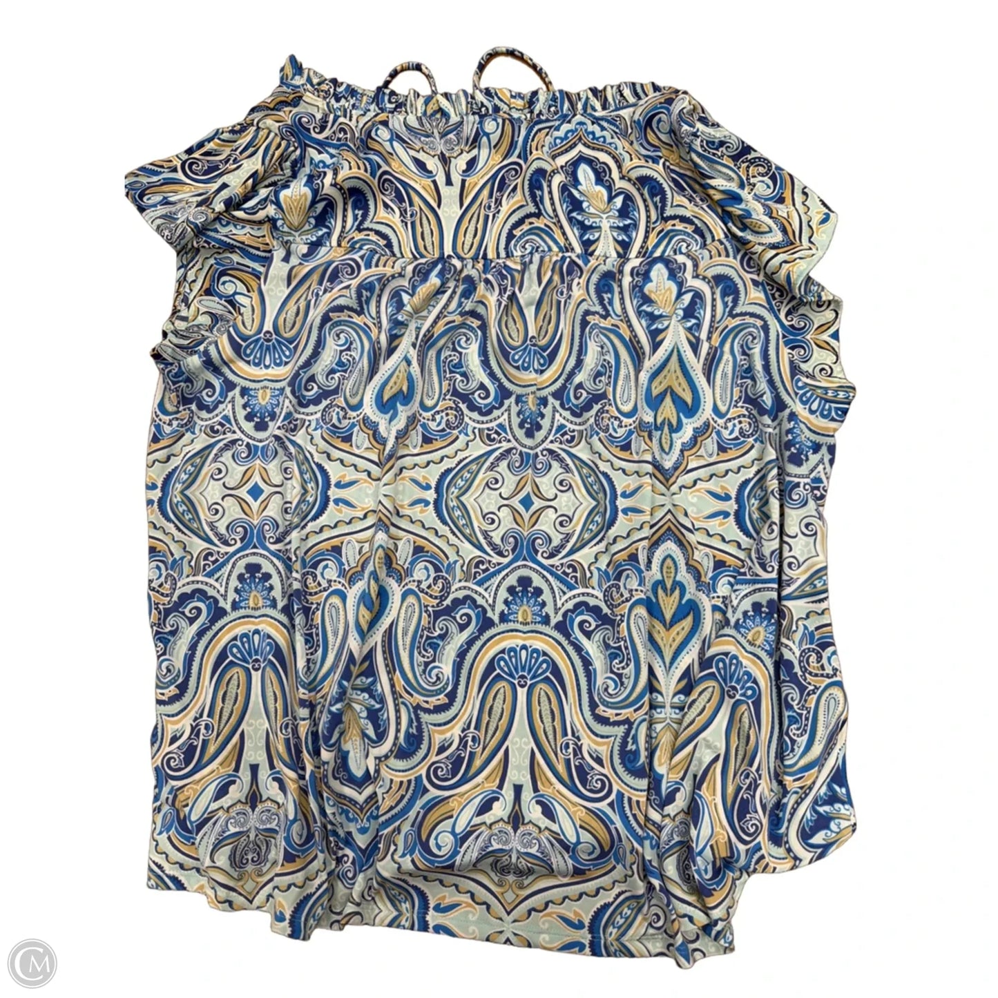 Top Short Sleeve By Lane Bryant In Blue, Size: 2x