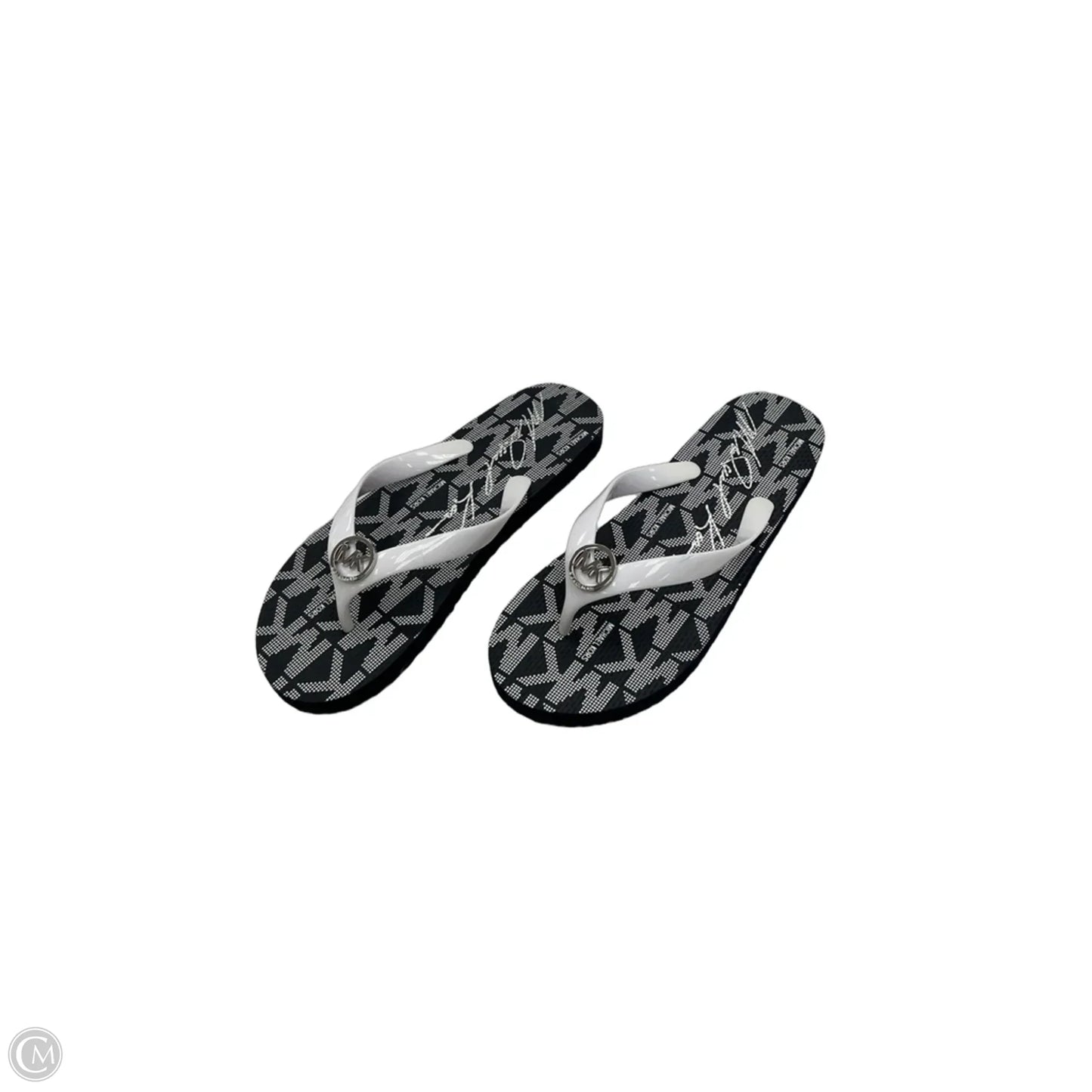Sandals Designer By Michael Kors In Blue & White, Size: 8