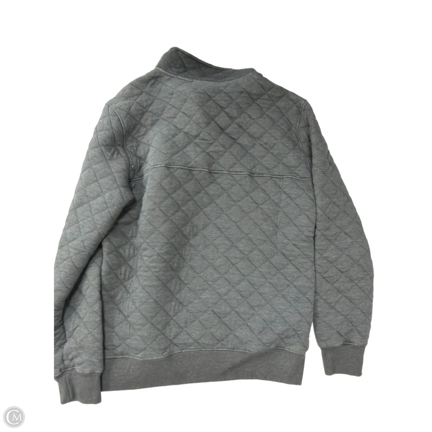 Athletic Sweatshirt Collar By Clothes Mentor In Grey, Size: Xl