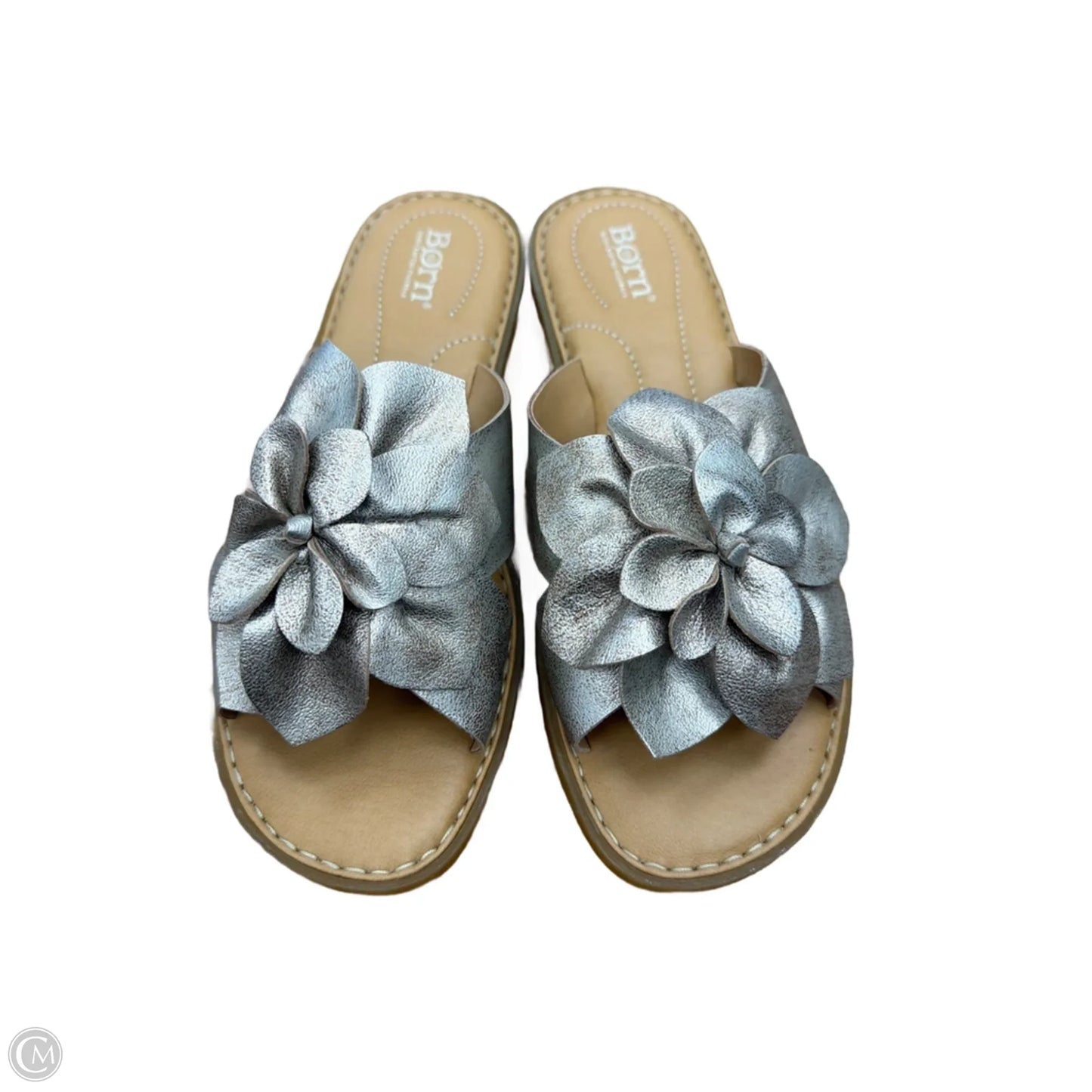 Sandals Flats By Born In Bronze, Size: 9