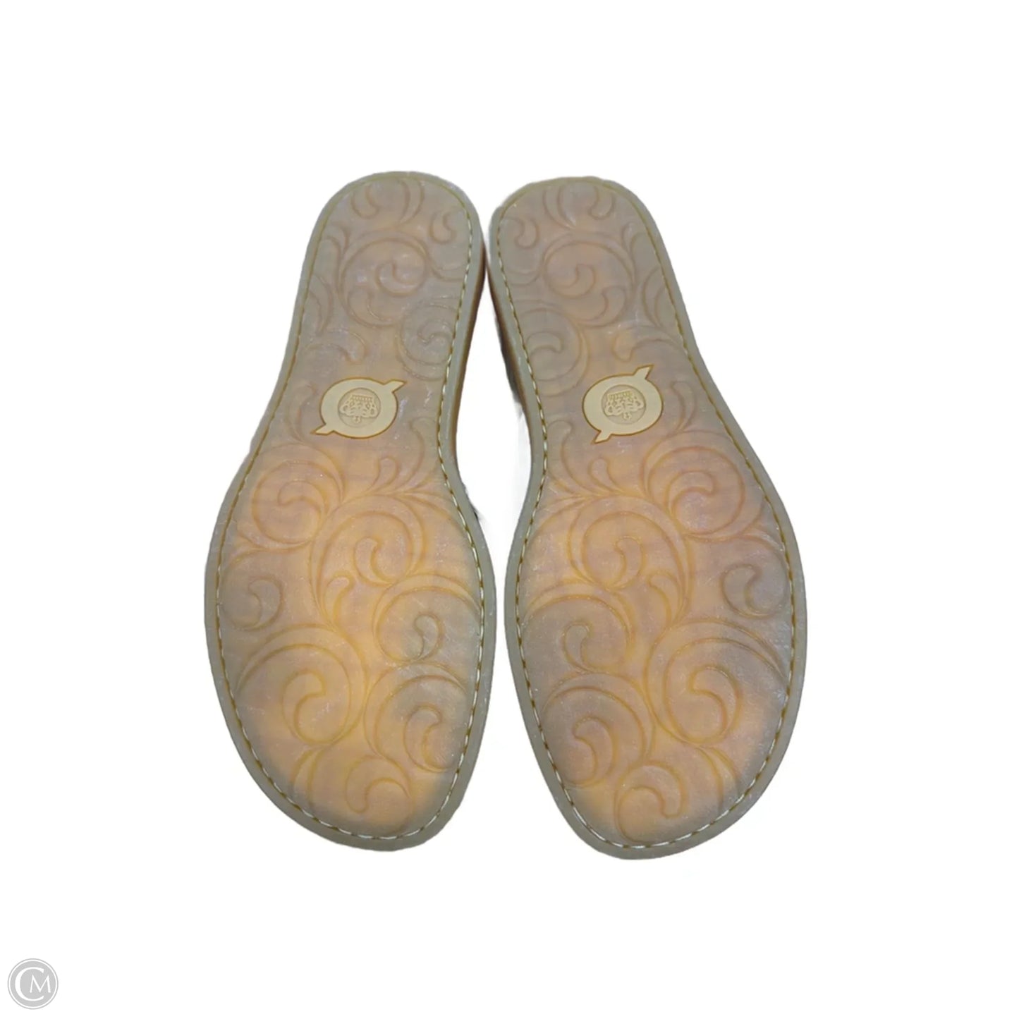 Sandals Flats By Born In Bronze, Size: 9