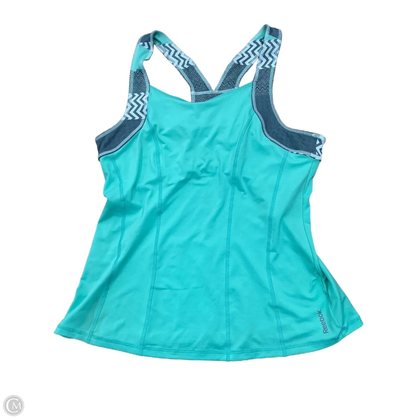 Athletic Tank Top By Reebok In Green, Size: 2x