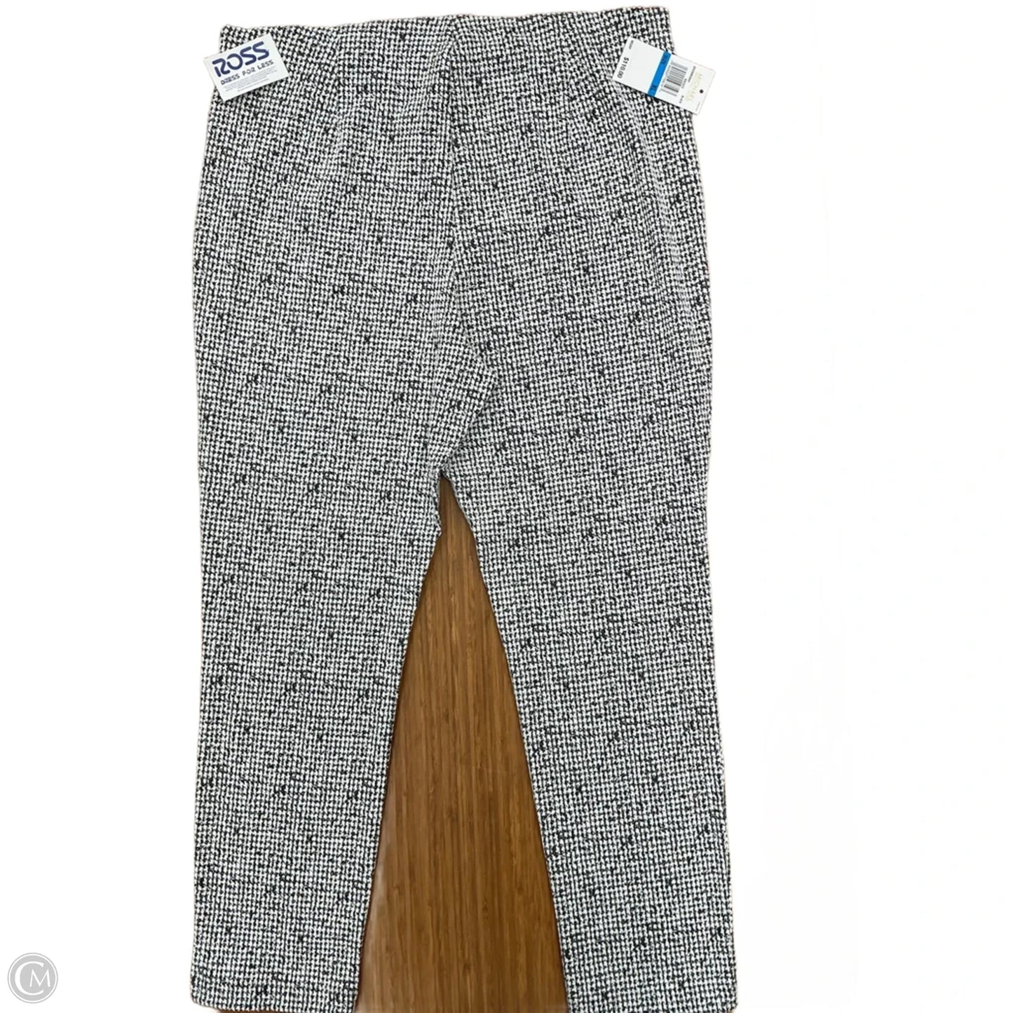 Pants Designer By Michael Kors In Black & White, Size: 14